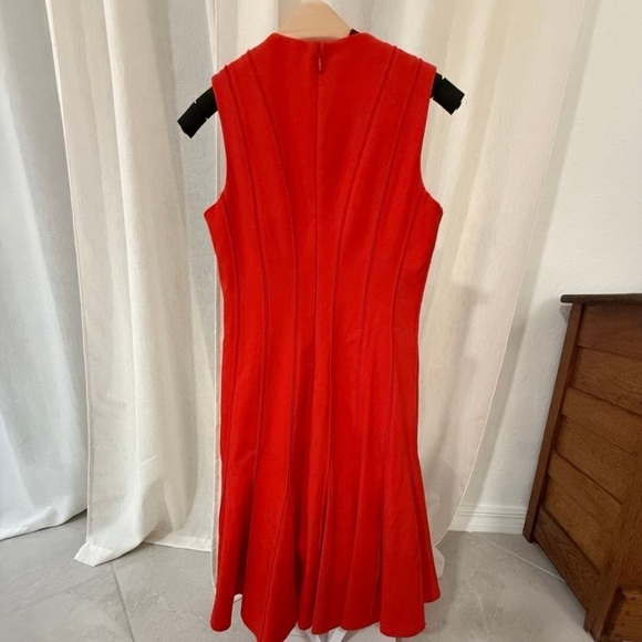 Calvin Klein red dress sleeveless small petite - Picture 3 of 5